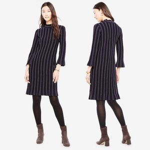 Ann Taylor Stitch Striped Sweater Dress